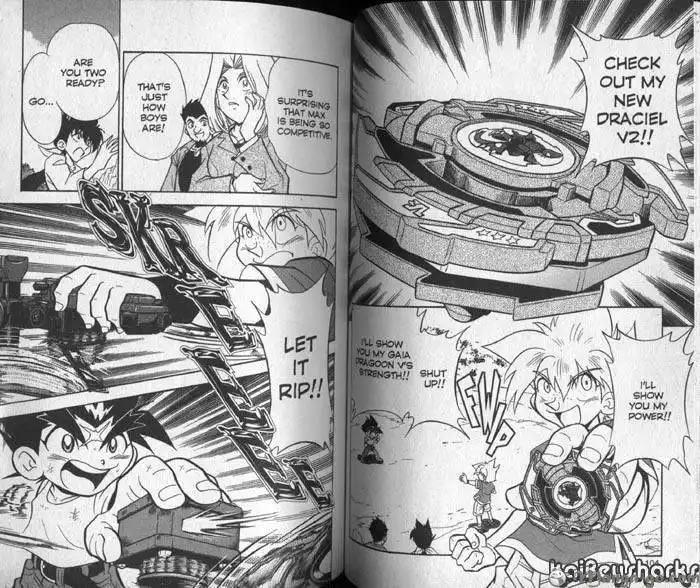 Bakuden Shoot Beyblade Chapter 10.3 5